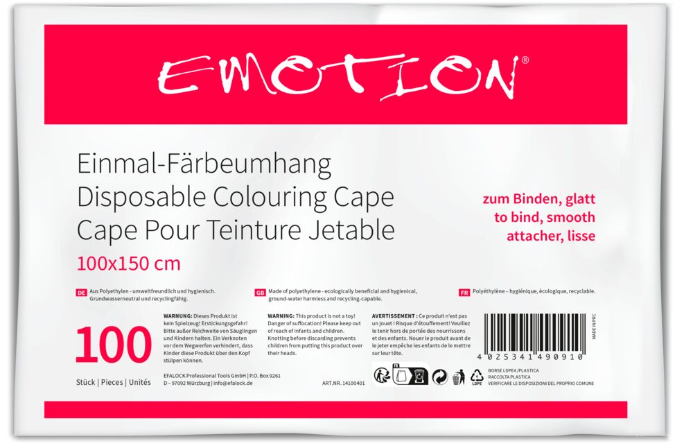 Einweg-Umhänge - 100 Stück 