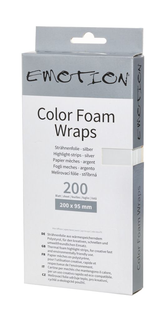 Emotion Color Foam Wraps 20cm silber