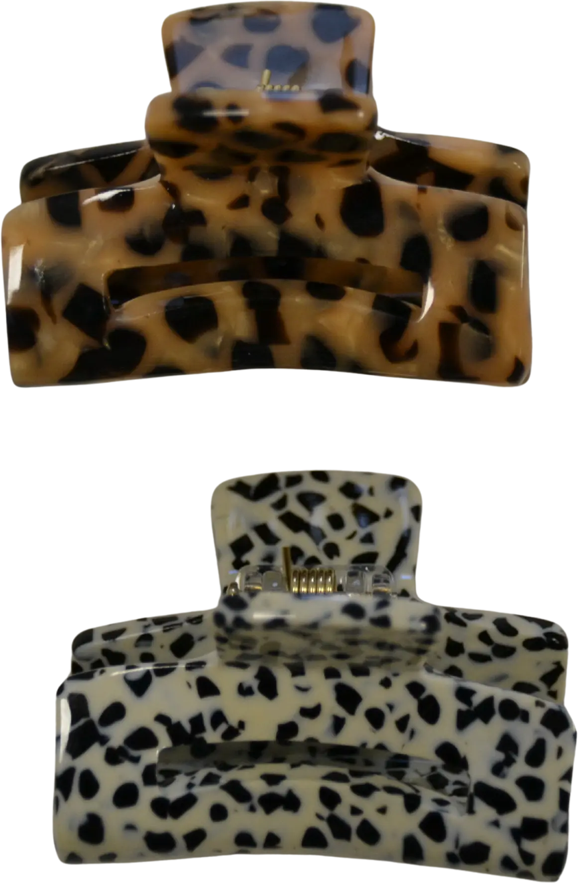 zwei-rechteckige-cut-out-haarklammern-mit-braunem-und-grauem-animal-print