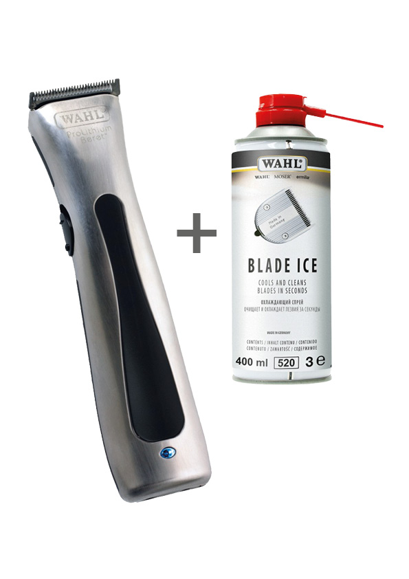 Wahl Trimmer Beret silber+ Blade Ice