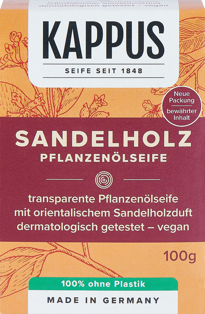 KAPPUS Pflanzenöl-Seife 100g