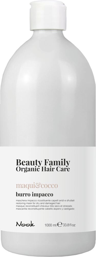 Nook Beauty Family Maqui-Beere & Kokosnuss Haarmaske: für trockenes und geschädigtes Haar 