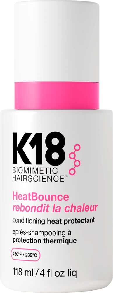 k18-heatbounce-hitzeschutzspray-mit-haarpflege-118ml-weisse-flasche-rosa-und-schwarze-schrift