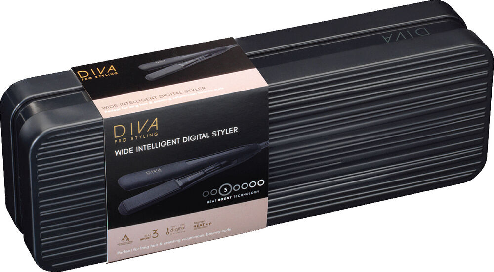 Diva Pro Styling Glätteisen Wide Digital Styler