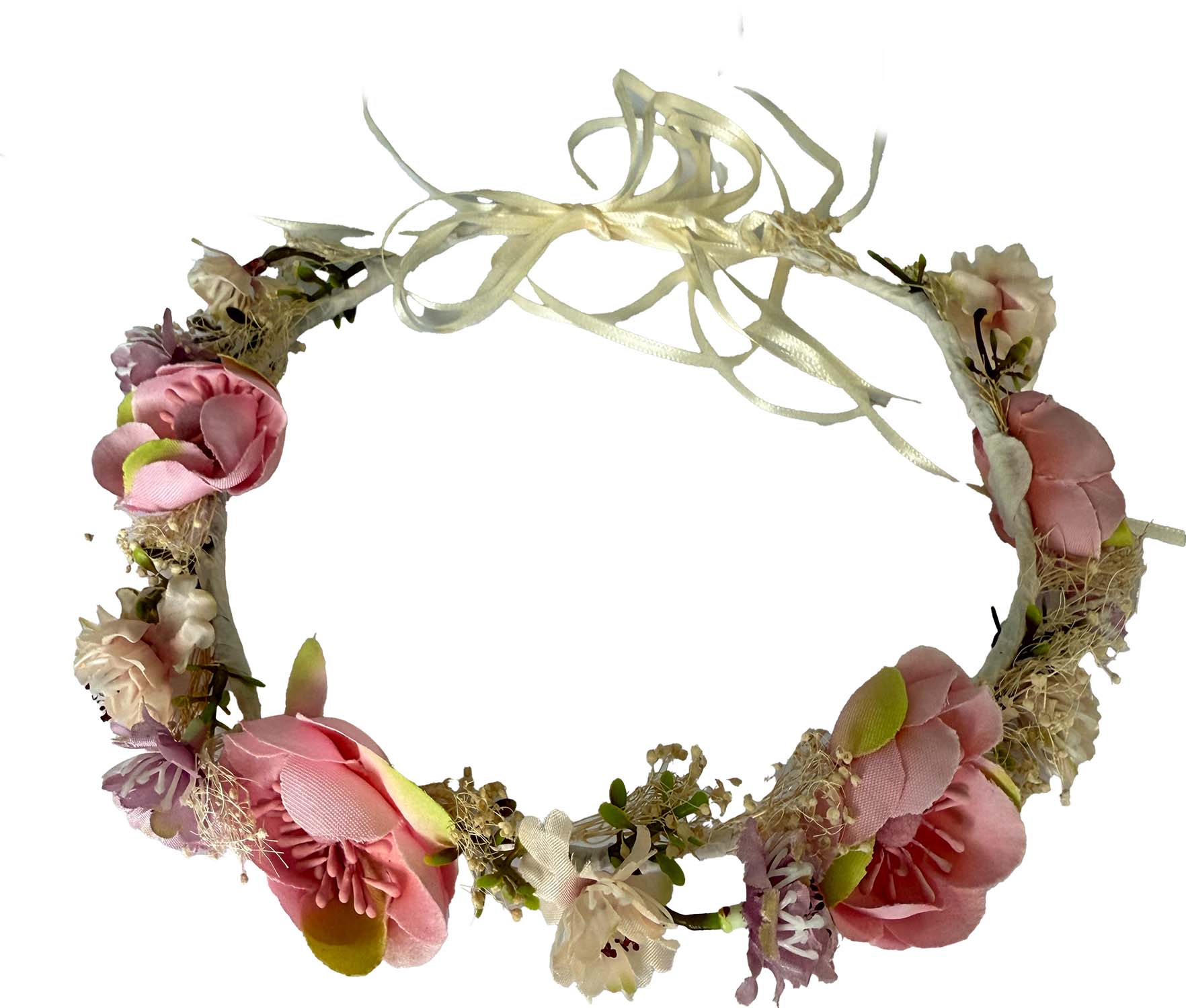 40000002_haarkranz_mit_blumen_rosa_und_schleife_weiss_stopperka
