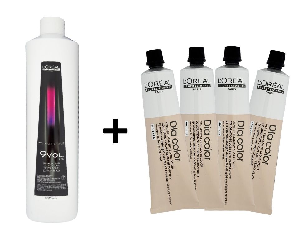 loreal-professionnel-dia-color-set-vier-haarfarben-diactivateur-9-prozent