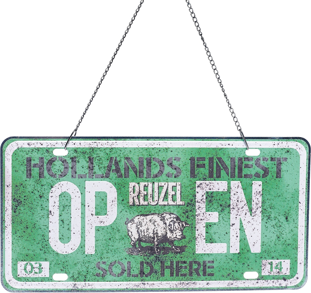 Reuzel Open/Closed Schild