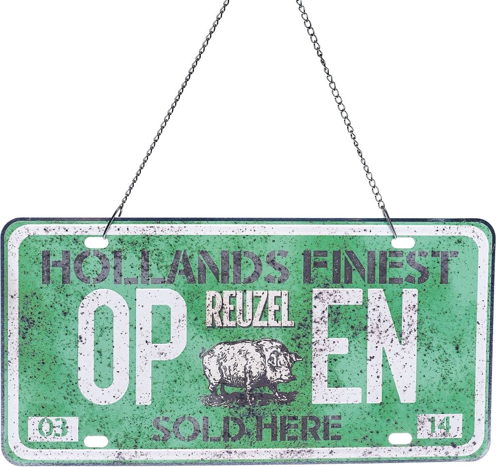 Reuzel Open/Closed Schild Reuzel Open/Closed Schild
