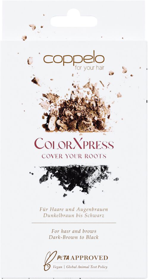 Coppelo ColorXPress Puder für den Haaransatz & Augenbrauen 