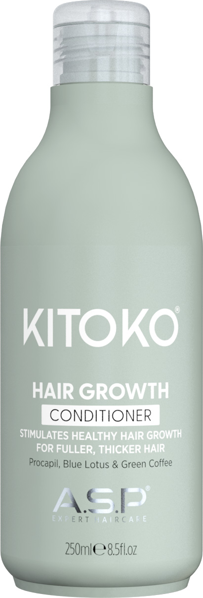 kitoko-hair-growth-conditioner-250ml-in-hellgruener-flasche-fuer-duenner-werdendes-haar