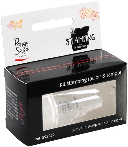 PS Stamping-Kit, Rakel mit Stempel