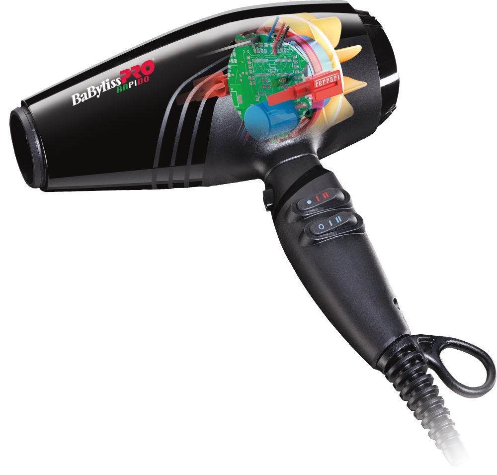 BabylissPro Föhn Rapido 2200W schwarz BabylissPro Föhn Rapido 2200W schwarz