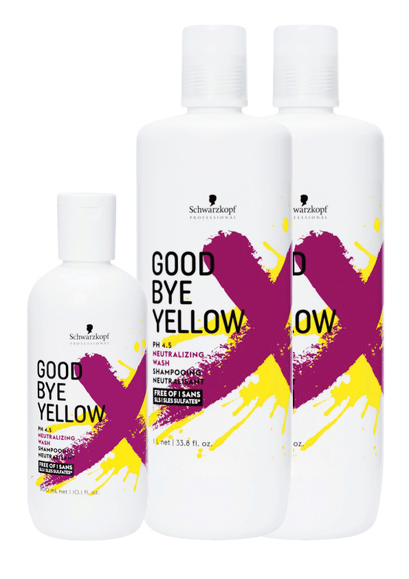 Goodbye Yellow Shampoo 2x 1L+300ml Sh.