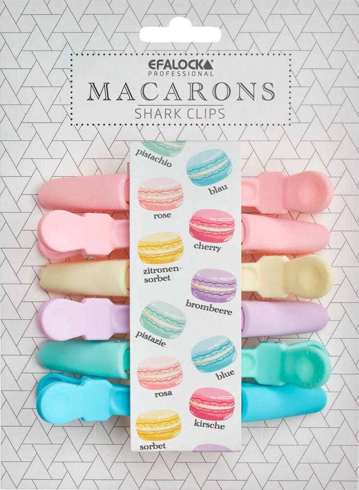 Efalock Sharkclips Macarons Edition Pastell