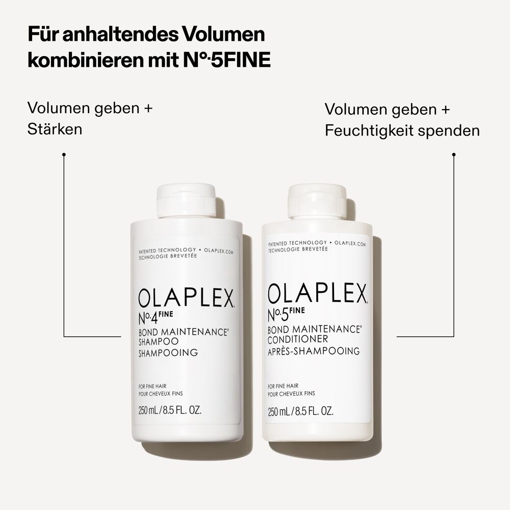 Routine mit Shampoo No.4 FINE & Conditioner No.5 FINE