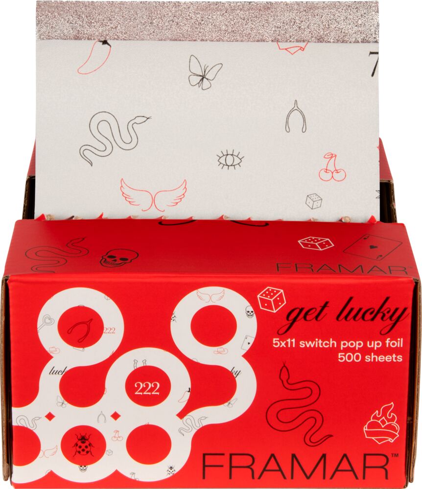 Framar Pop Up Foil Get Lucky 500 Blätter (Strähnenfolie)