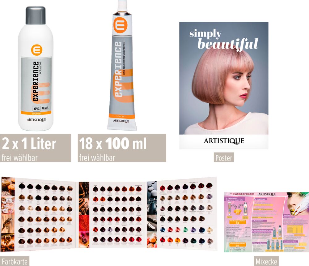 Artistique Experience Haarfarbe im Set Artistique Experience Haarfarbe im Set