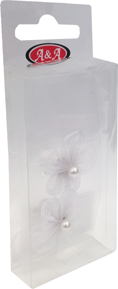 Haarspirale Tüllblüte Perle Haarspirale Tüllblüte Perle