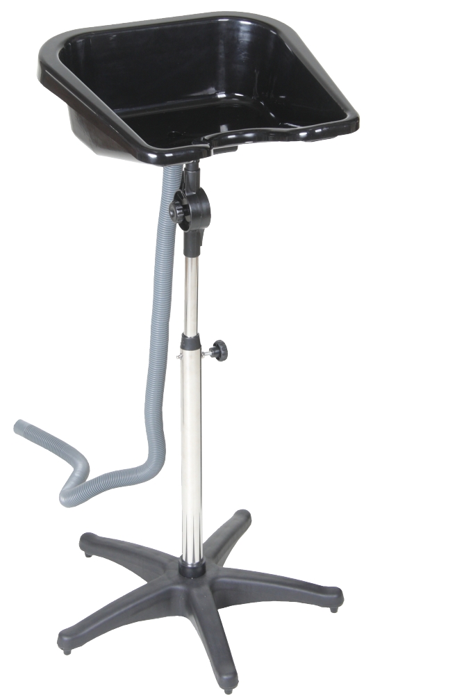 Efa mobiles Waschbecken flach schwarz Efa mobiles Waschbecken flach schwarz