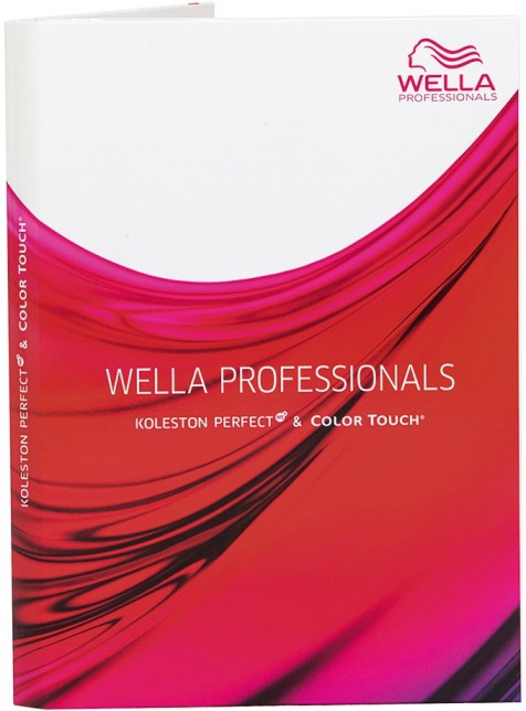 Wella-Professional-Farbkarte-Koleston-Perfect-und-Color-Touch-roter-Buchruecken