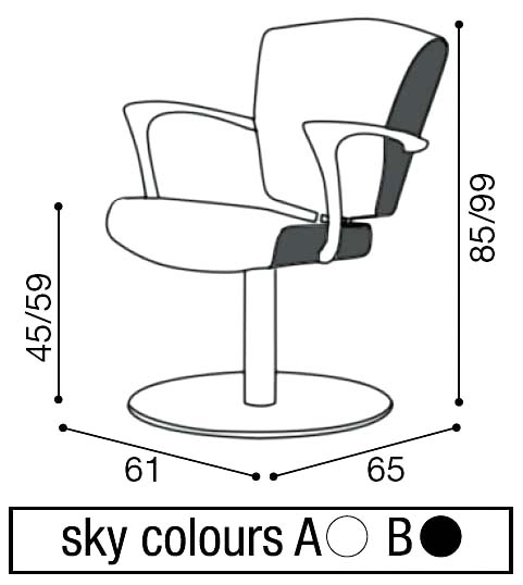 Friseurstuhl Maya