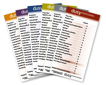 Dusy Bedienungsblocks 70g 6-farbig 60St. Dusy Bedienungsblocks 70g 6-farbig 60St.