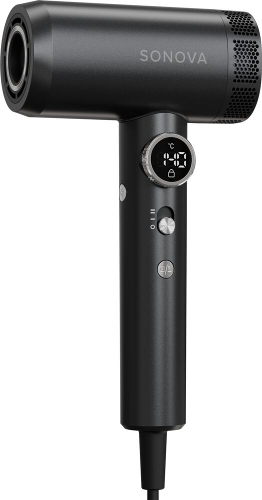 efalock-foehn-sonova-hyperlux-haartrockner-schwarz-mit-digitale-display-anzeige-seitliche-ansicht