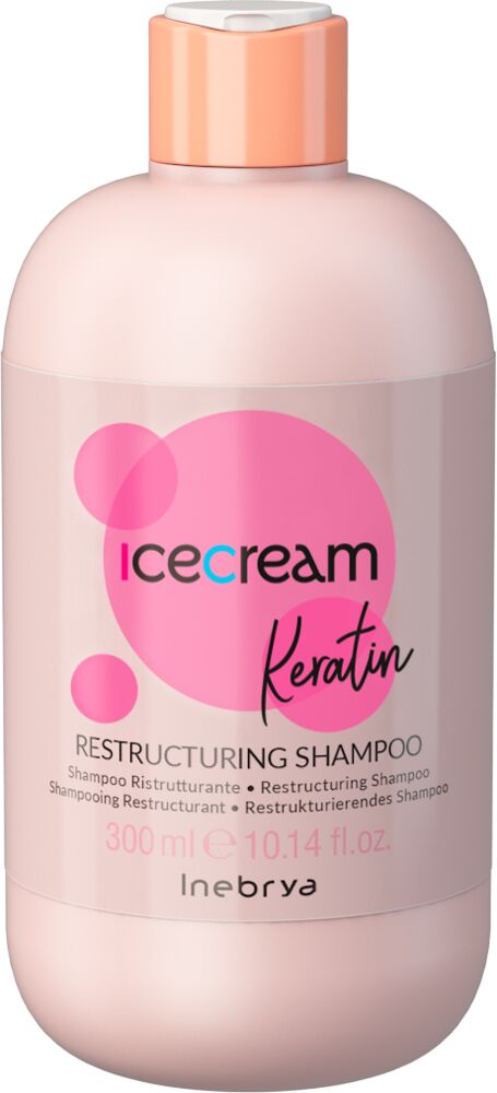 21400812-Inebrya-Keratin-Restructuring-Shampoo-300ml-rosa-flasche
