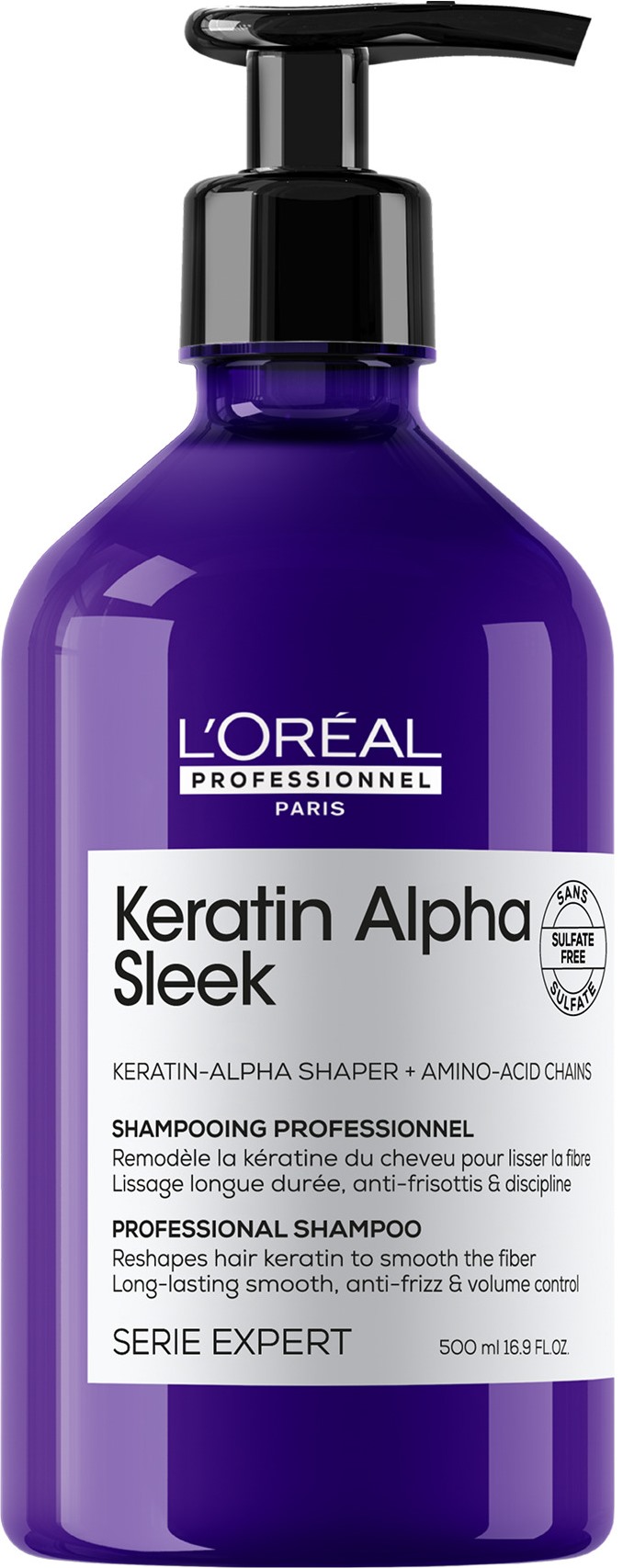 loreal-alpha-keratin-sleek-shampoo-500-ml-flasche-lila