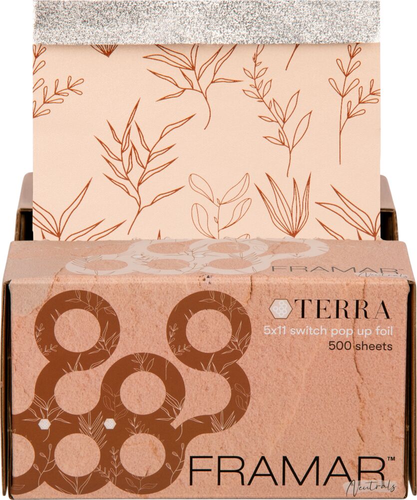 Framar Pop Up Foil Terra 500 Blätter (Strähnenfolie)