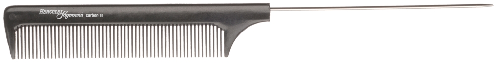 Hercules Sägemann Carbon Nadelstielkamm HS C19 anthrazit 8.75 Hercules Sägemann Carbon Nadelstielkamm HS C19 anthrazit 8.75
