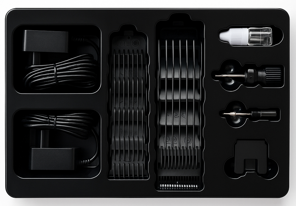 JRL Lamborghini Diamante Combo Set: Clipper + Trimmer in schwarz oder gelb
