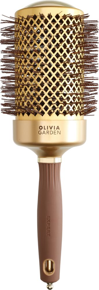 Olivia Garden Expert Blowout Shine Rundbürste Gold & Braun