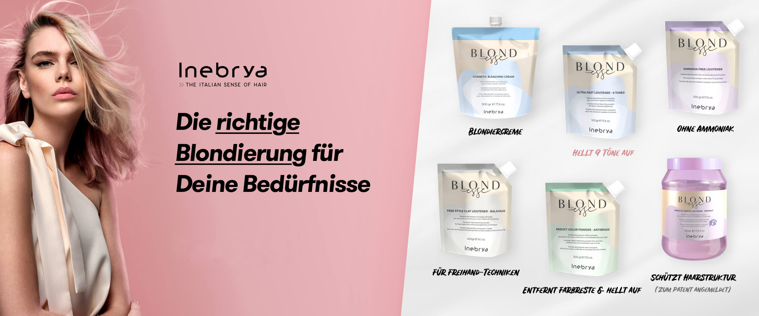 inebrya-banner-mit-6-blondierungen-blondem_modell-und-slogan