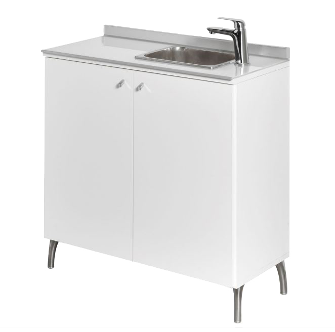 Unterschrank 80 cm mit Edelstahlbecken Unterschrank 80 cm mit Edelstahlbecken