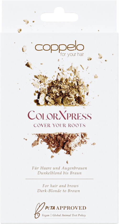 Coppelo ColorXPress Puder für den Haaransatz & Augenbrauen 