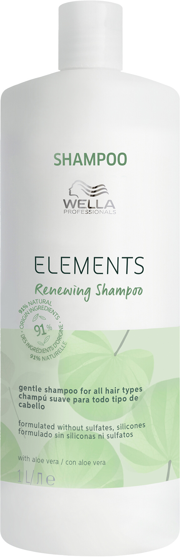 Wella Elements Renewing Shampoo für alle Haartypen (natürliche Inhaltsstoffe) 