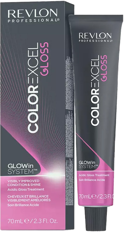 revlon-verpackung-und-tube-von-color-excel-gloss-farbtoenung-70-ml-mit-schwarzem-design-und-pinkem-verlauf