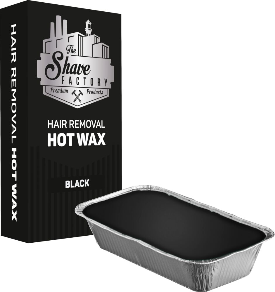 Schwarzes Hot Wax in Schale Schwarzes Hot Wax in Schale
