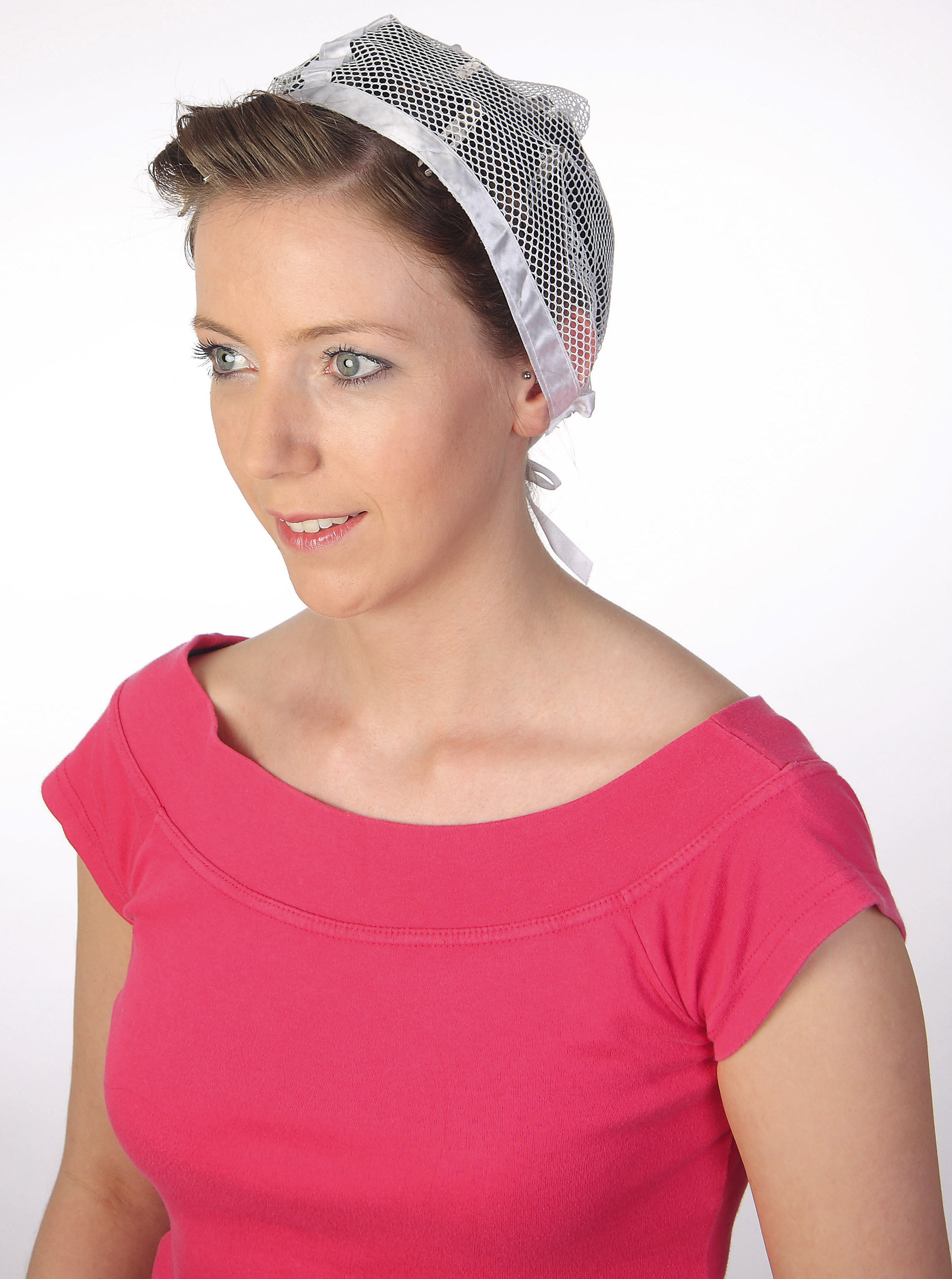 Frisierhaube mit Band Frisierhaube mit Band