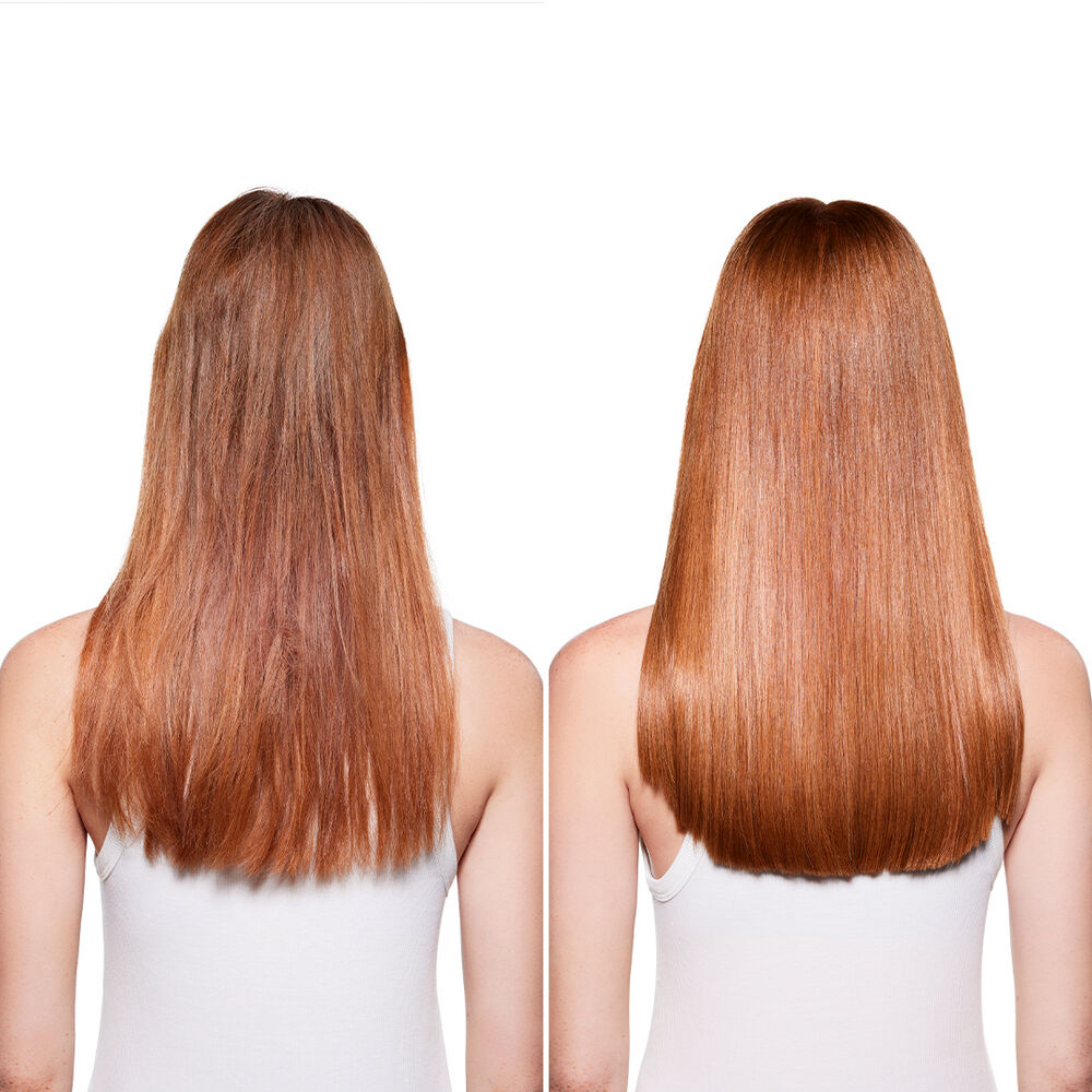 loreal-werbebanner-serie-expert-absolut-repair-molecular-mit-modell-vorher-und-nachher-haare