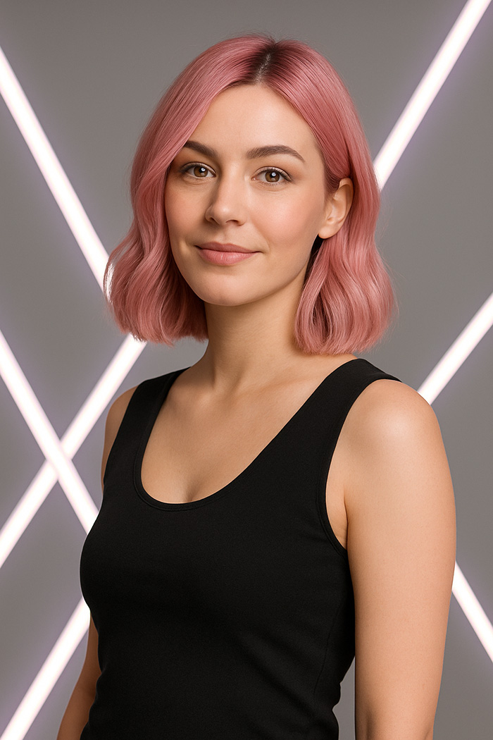 dusy_color_creations_pastellfarbe_strawberrie_ice_cream_zusatzbild_mit_modell_mit_angewandter_farbe_stopperka