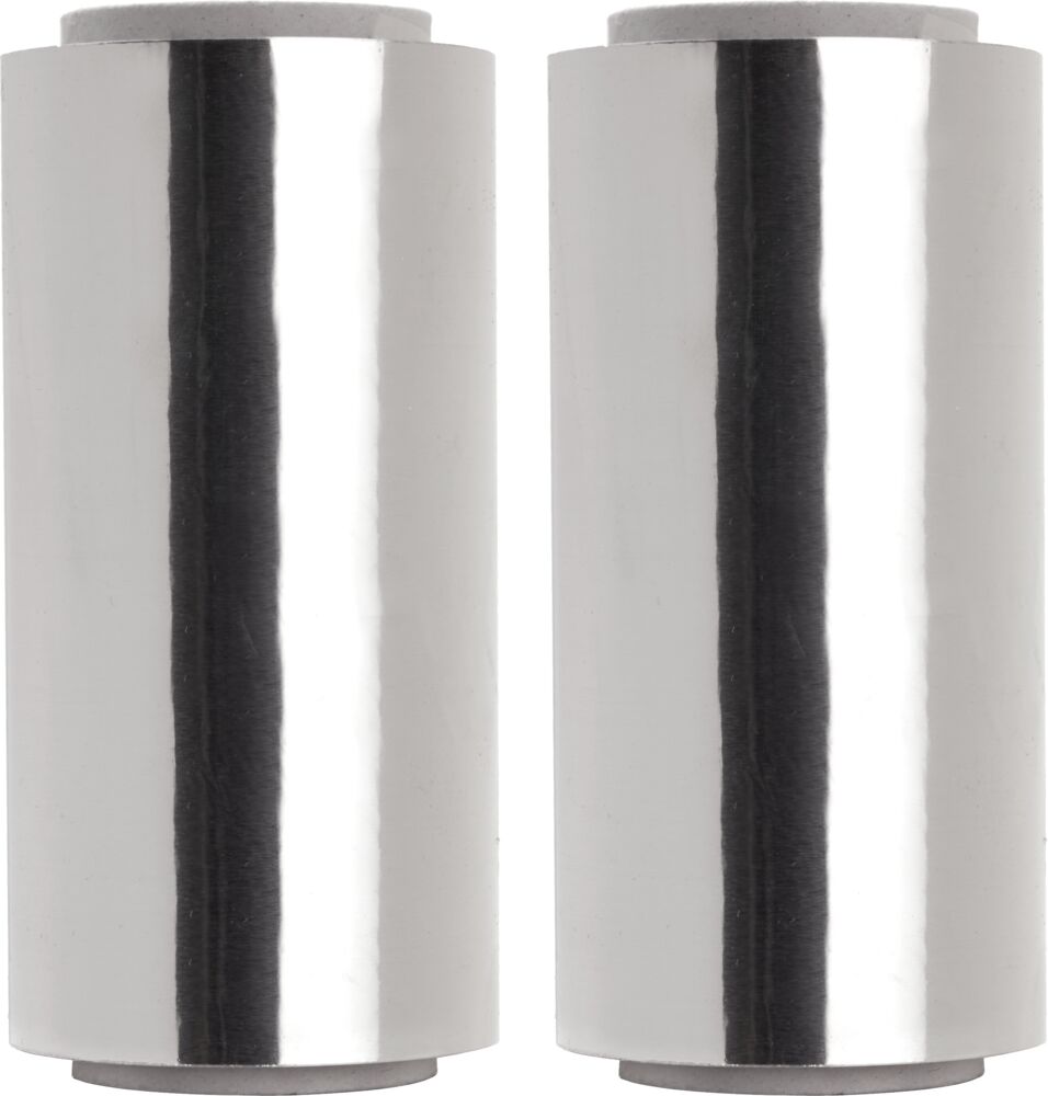 Efalock Alu-Strähnenfolie silber 2er Pack: 50m lang, 20my
