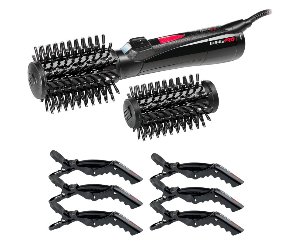 babylisspro-rotating-brush-elektronische-rundbuerste-plus-abteilclips-6-stueck