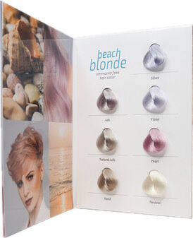 Beach Blonde Farbkarte inklusive Meschen