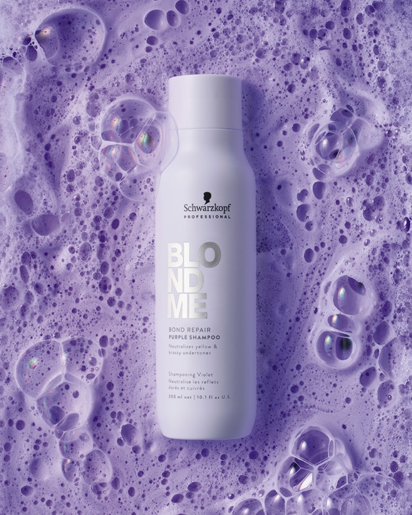 Blondme Bond Repair Purple Shampoo (gegen Gelbstich)
