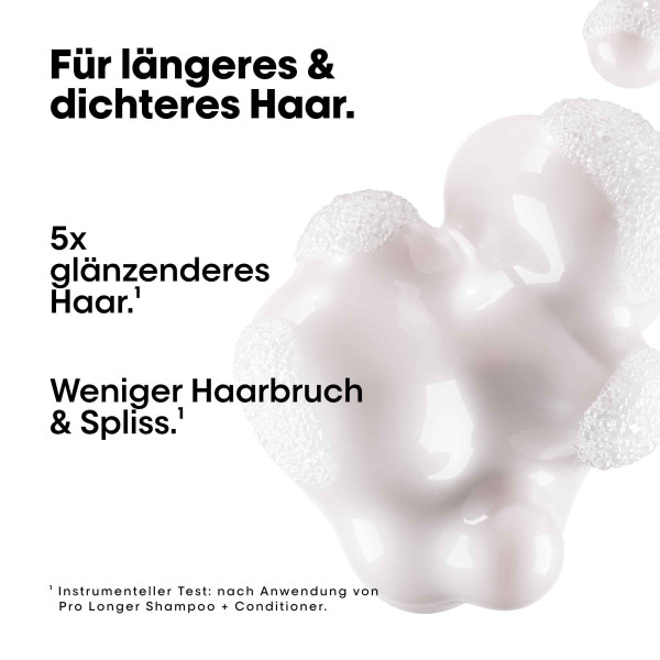 loreal-serie-expert-pro-longer-shampoo-fuer-lang-und-duennes-haar-weisser-schaum-mit-glanzreflexen-und-text-zur-haarlaenge-und-dichte