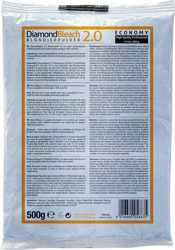 Diamond Bleach 2.0 500g Blondierung Diamond Bleach 2.0 500g Blondierung