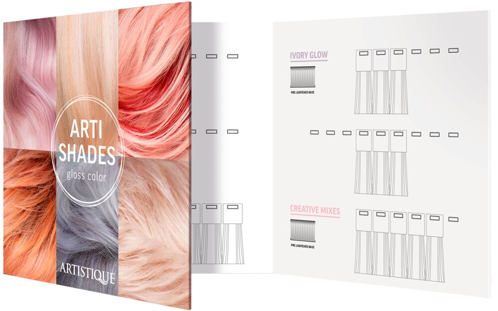 Artistique Arti Shades Glossing Farbkarte Artistique Arti Shades Glossing Farbkarte