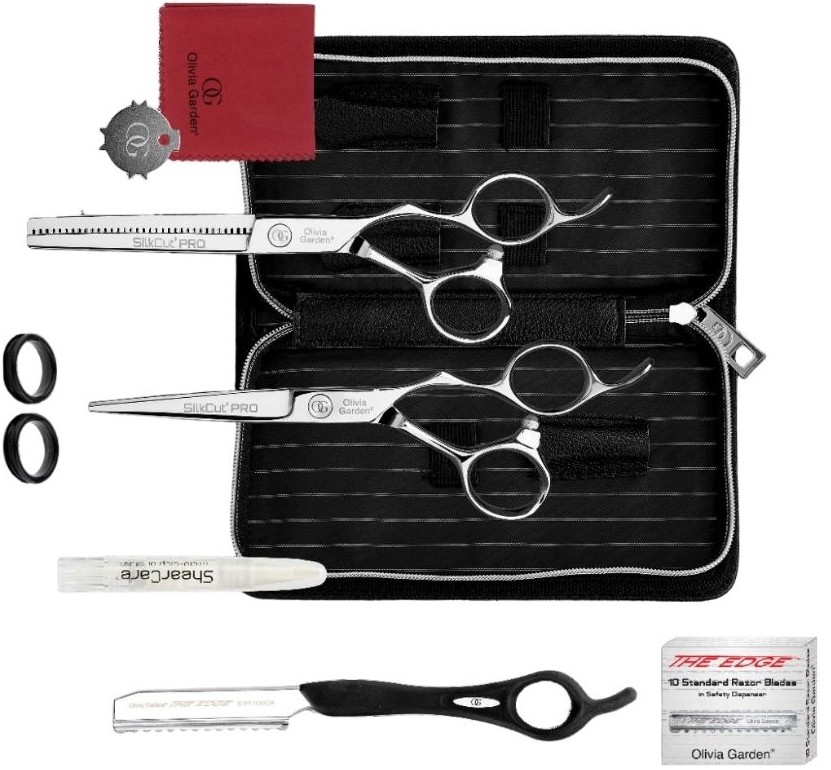olivia-garden-silkcut-pro-scheren-und-rasiermesser-set-mit-etui-und-zubehoer-produktbild